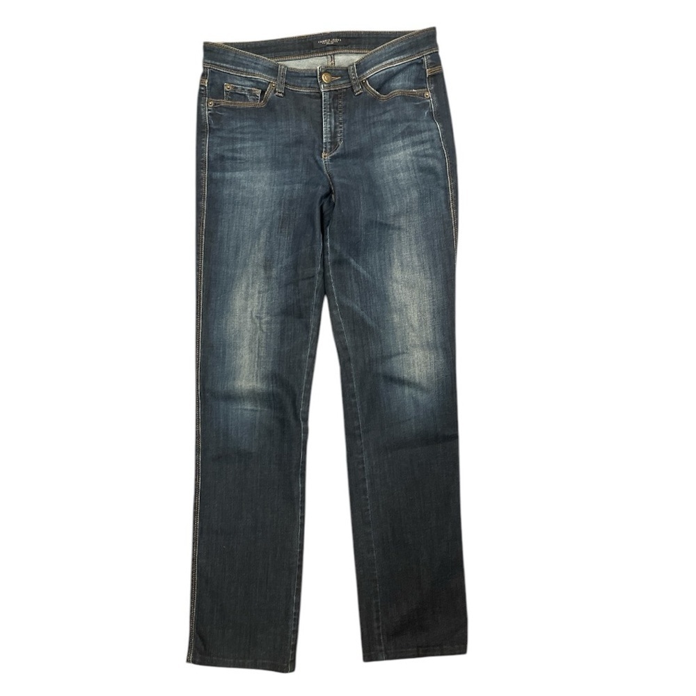 CAMBIO W30” hyperstretch superstar straight leg faded blue jeans